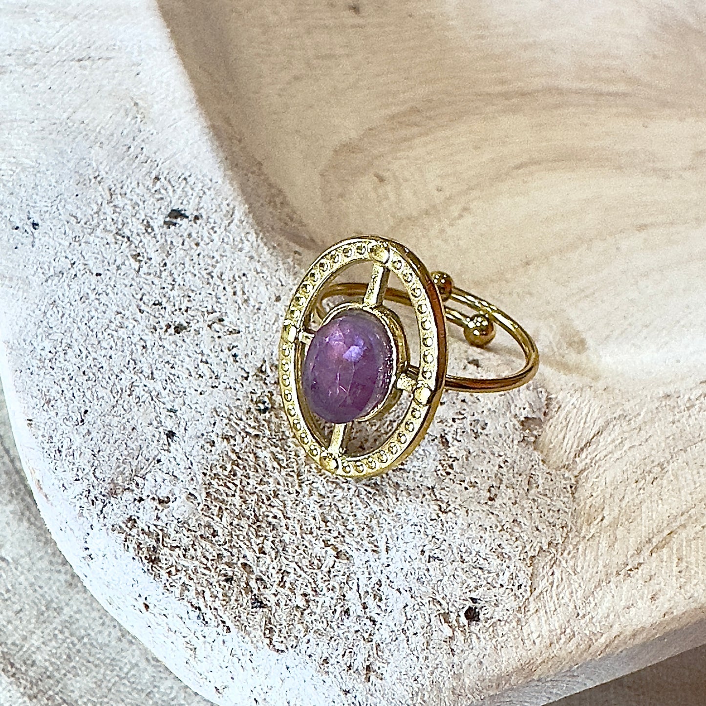 Bague Améthyste.