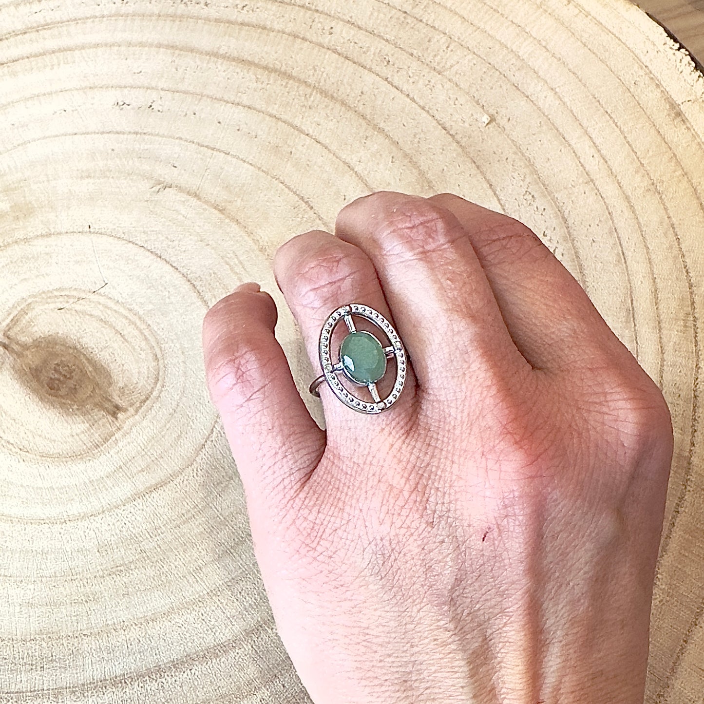 Bague Aventurine.
