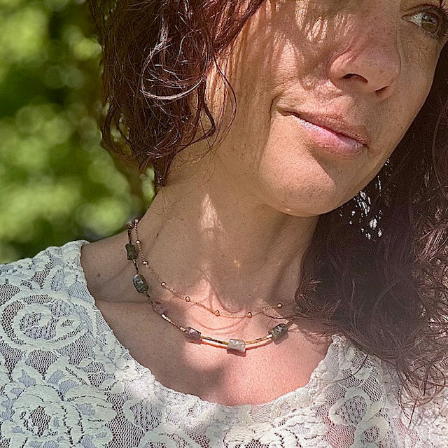 Collier Jesta (création unique doré)