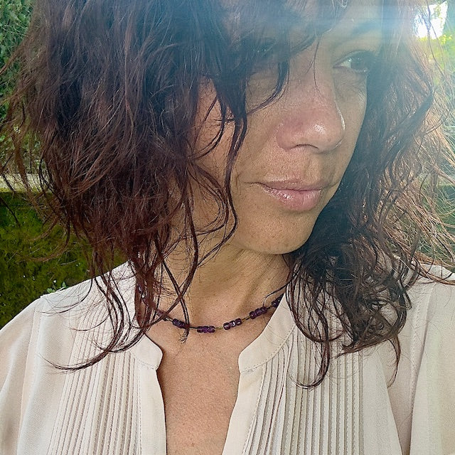 Collier Moon (création unique doré)