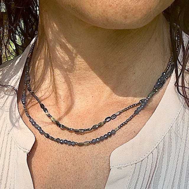 Collier Nina (création unique doré)