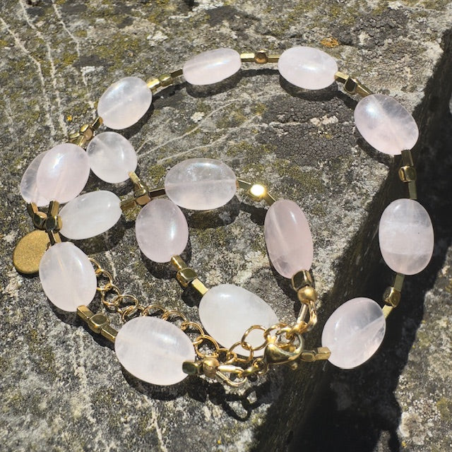 Collier Lily Rose (création unique doré)