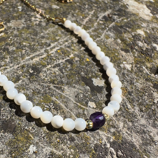 Collier Sissi (création unique doré)