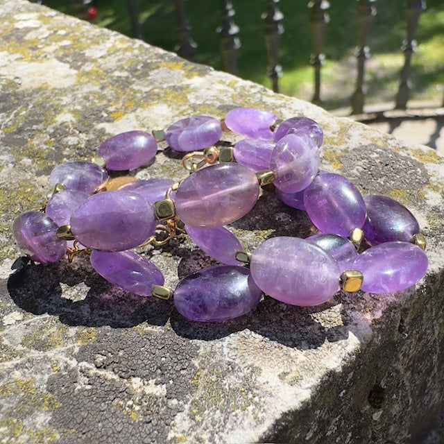 Collier Moon (création unique doré)