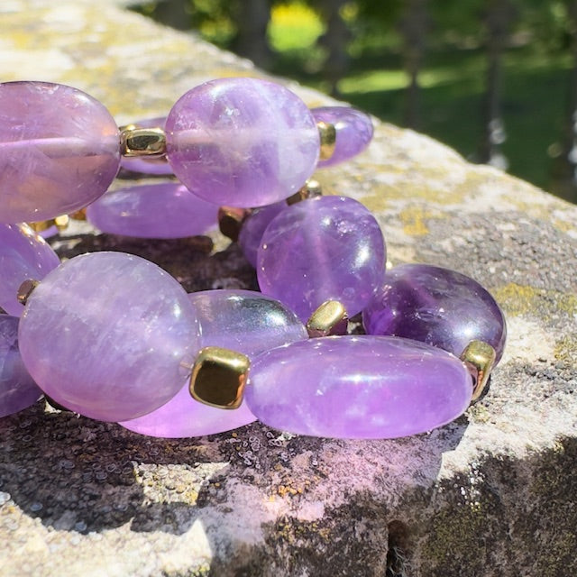 Collier Moon (création unique doré)
