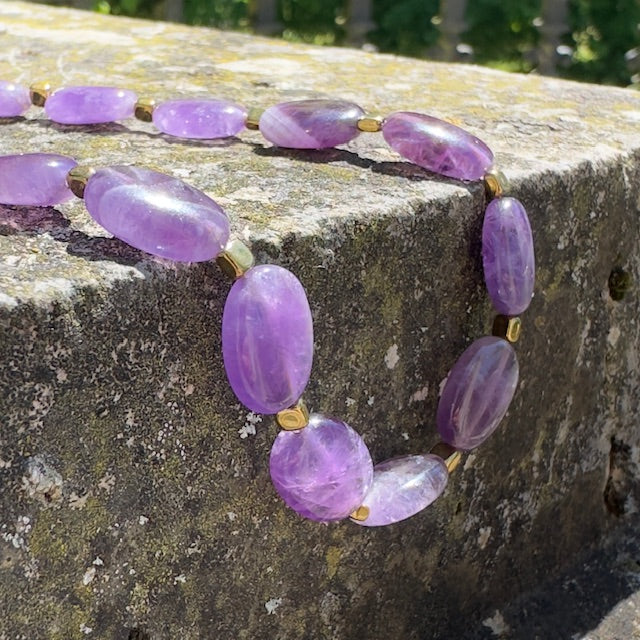 Collier Moon (création unique doré)