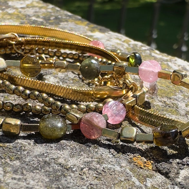 Collier Marisa (création unique doré)
