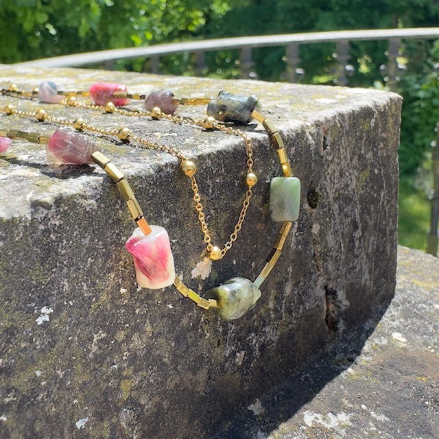 Collier Jesta (création unique doré)