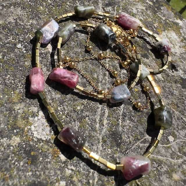 Collier Jesta (création unique doré)