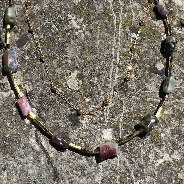 Collier Jesta (création unique doré)