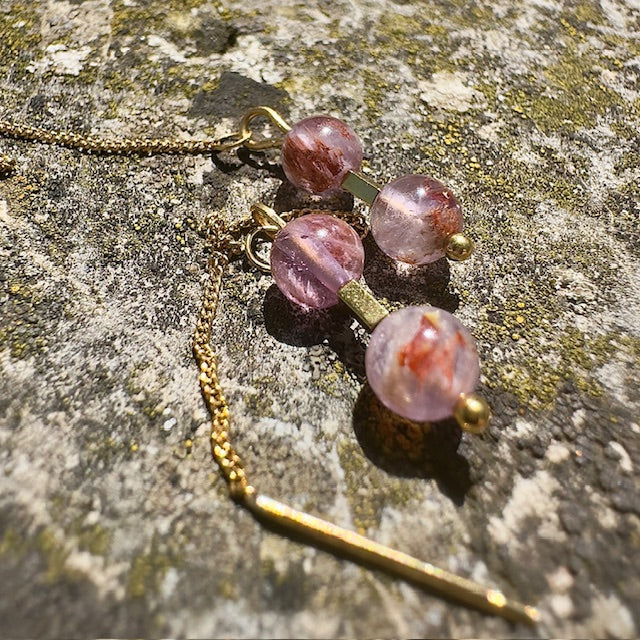 Boucles d'oreilles Gabrielle (piéce unique)