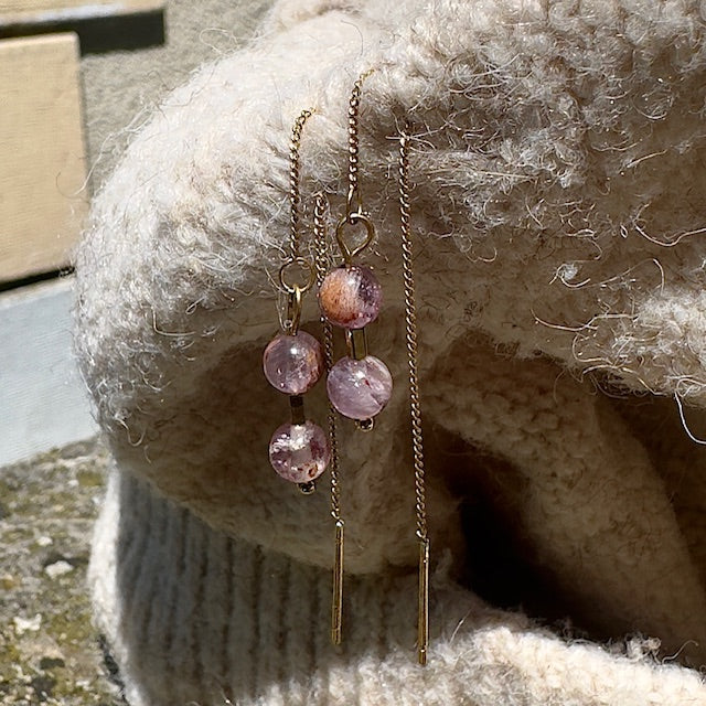 Boucles d'oreilles Gabrielle (piéce unique)