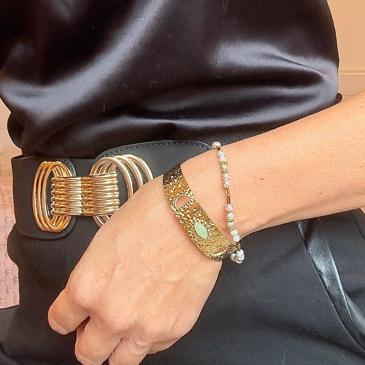 Bracelet Luna (création argenté/doré)