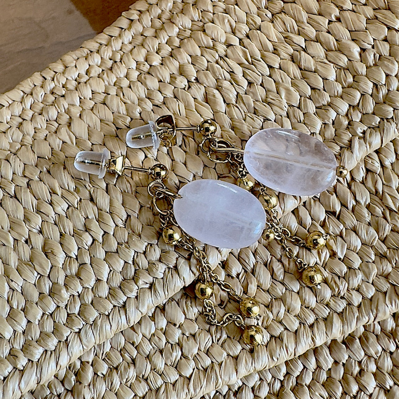 Boucles d'oreilles Lily Rose (création)