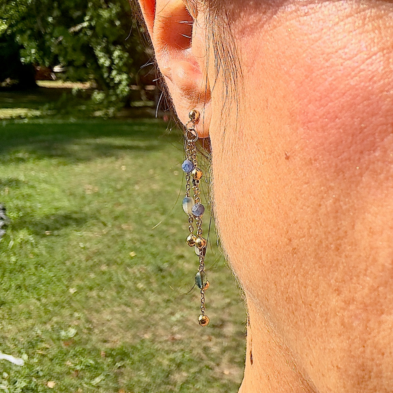 Boucles d'oreilles Melinda (création)