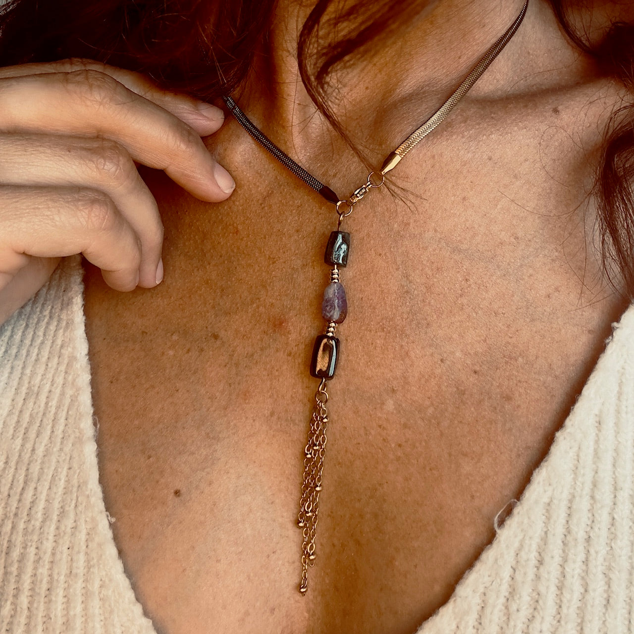 Collier Y Malia (création)