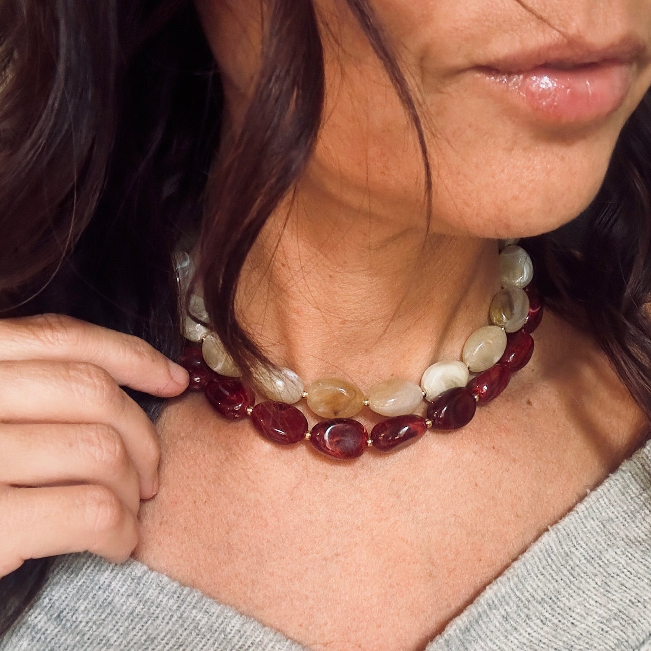 Collier Marbella (création)