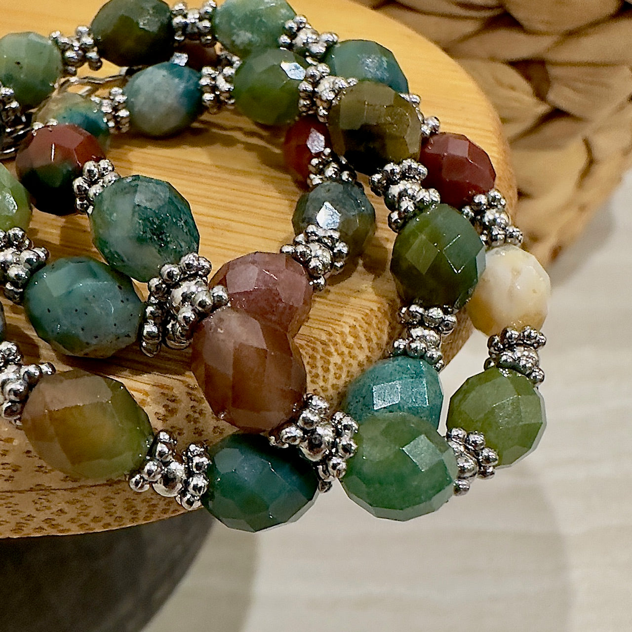 Collier Nora argenté (création)