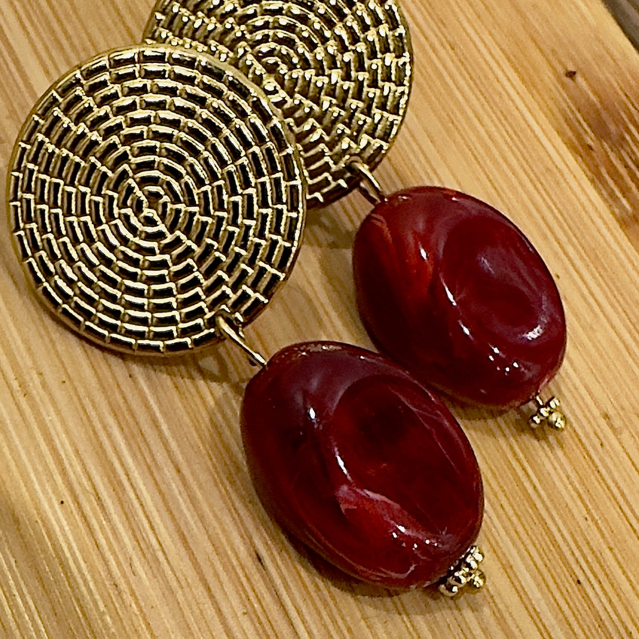 Boucles d'oreilles Marbella (création)