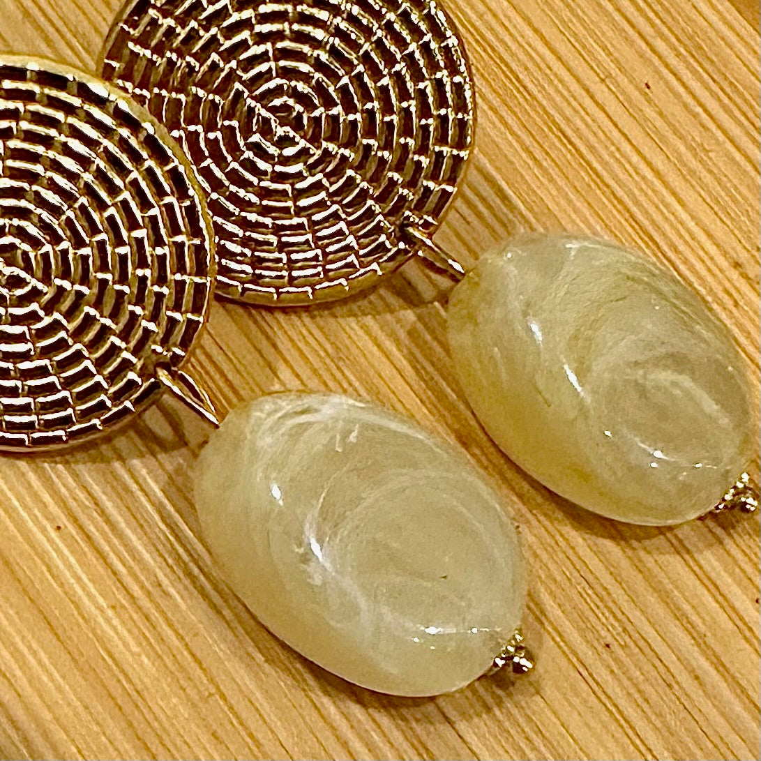 Boucles d'oreilles Marbella (création)