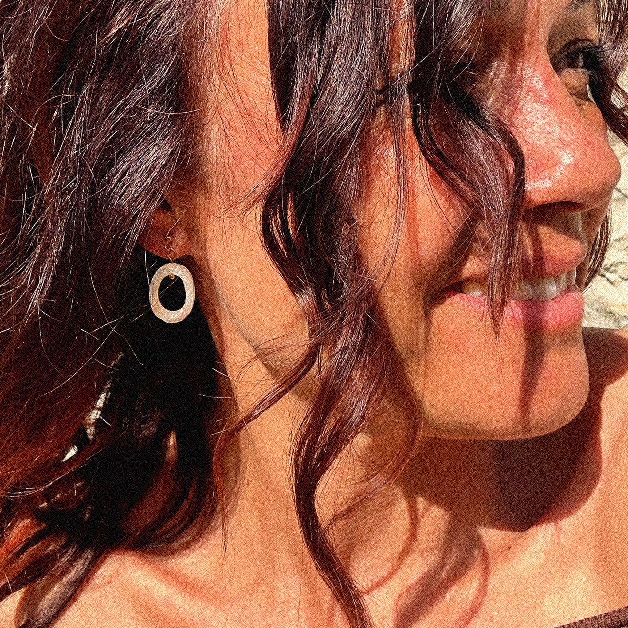 Boucles d'oreilles Lumi (création)