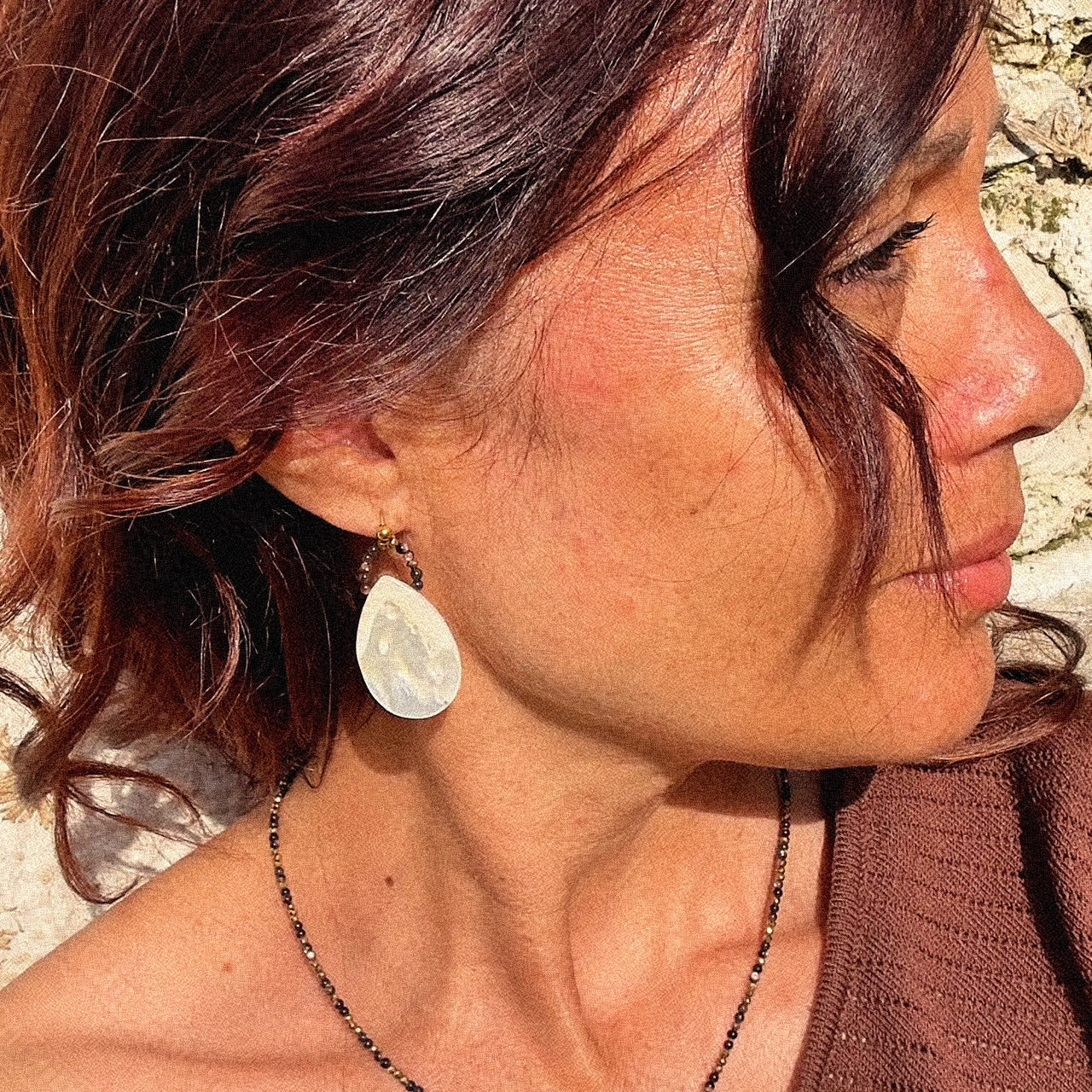 Boucles d'oreilles Naïa (création)