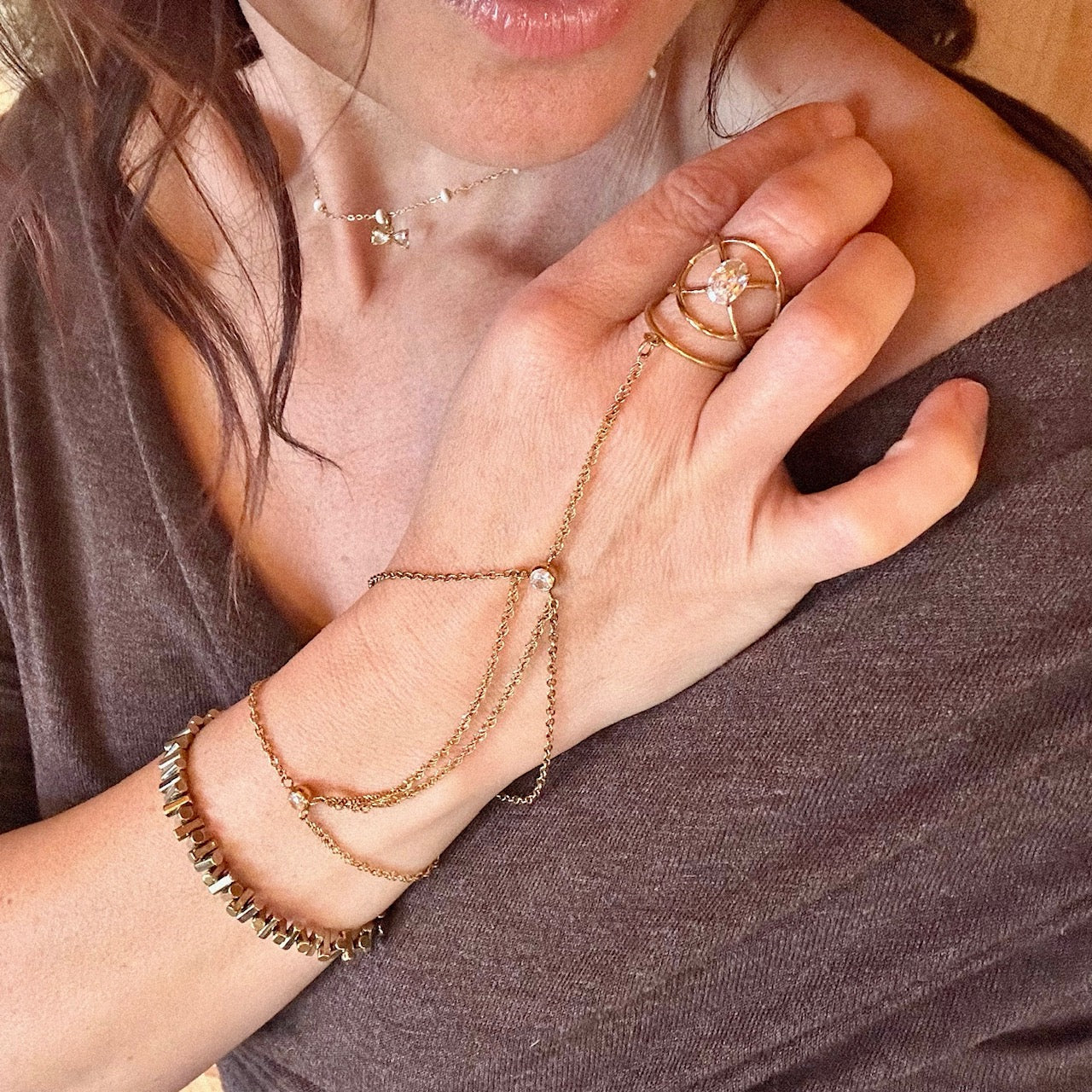 Chaines de main Sissi (creation)