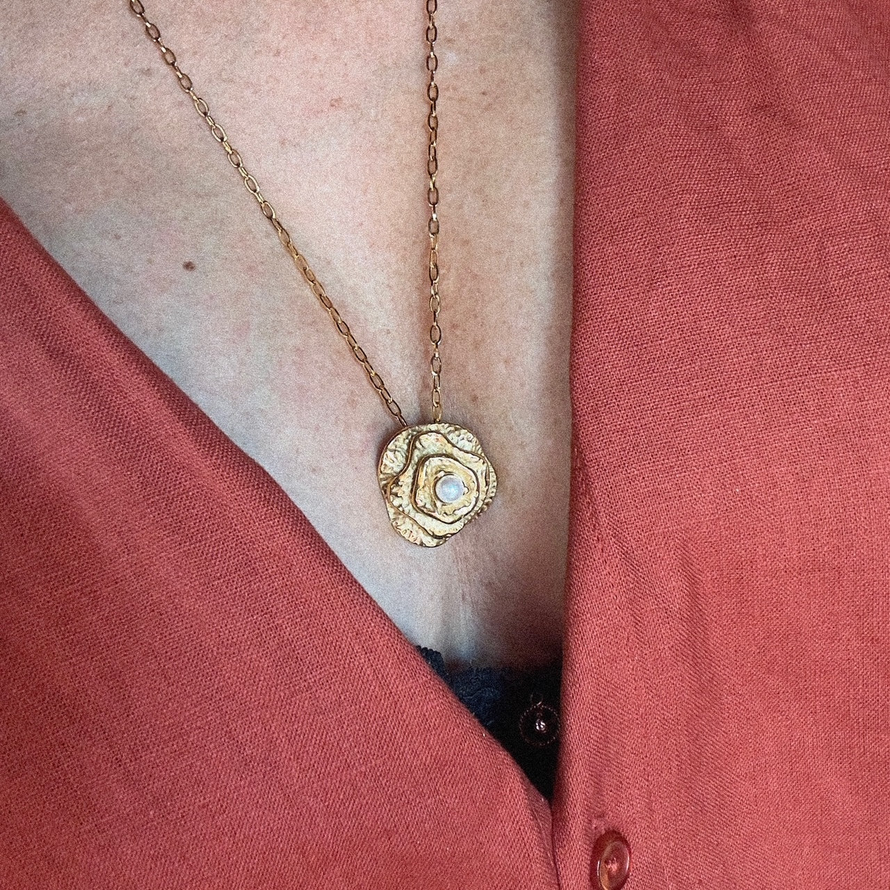 Sautoir Rosa (creation)