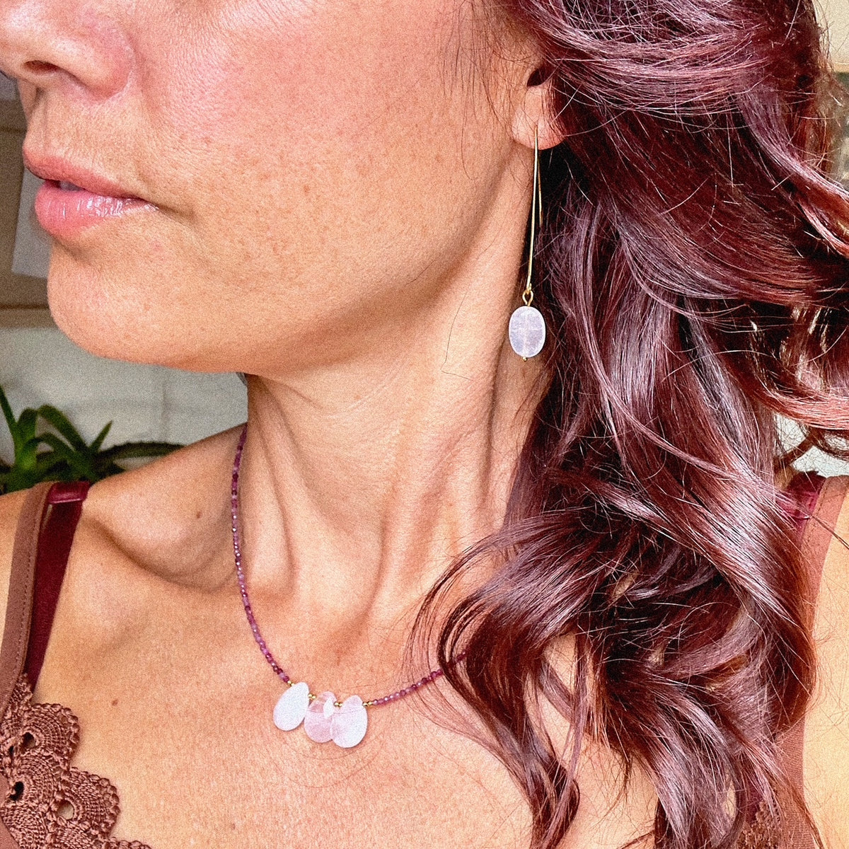 Boucles d'oreilles Mona (création)