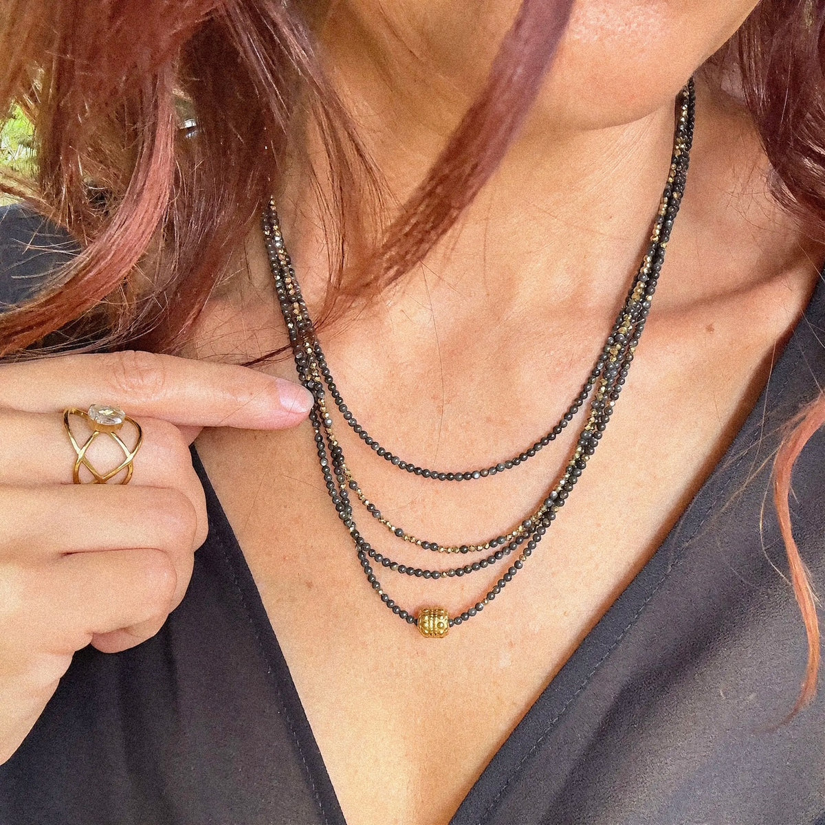 Collier multiple Naîa (création)