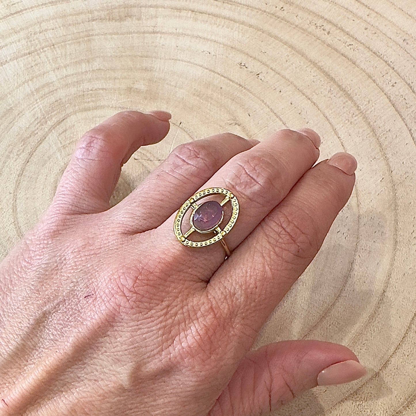 Bague Améthyste.
