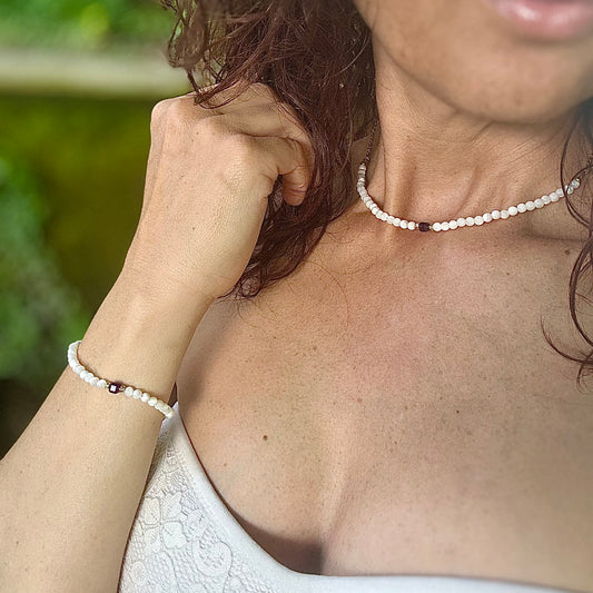 Collier Sissi (création unique doré)