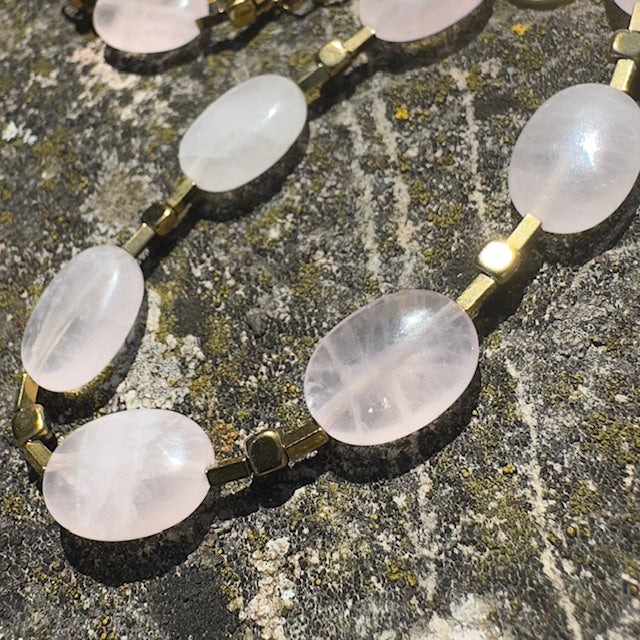 Collier Lily Rose (création unique doré)