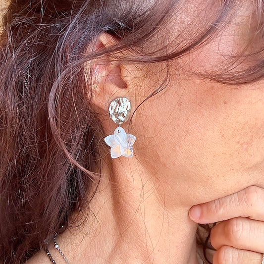 Boucles d'oreilles Isis(création argenté)