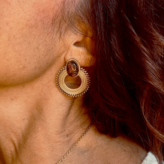 Boucle d'oreilles Amia (création)