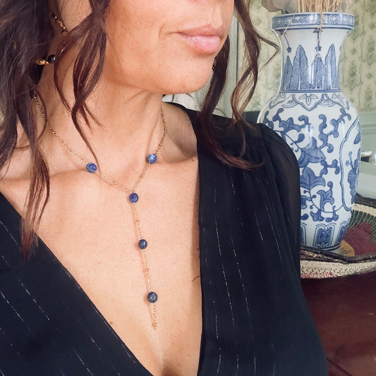 Collier Y Céleste (création)