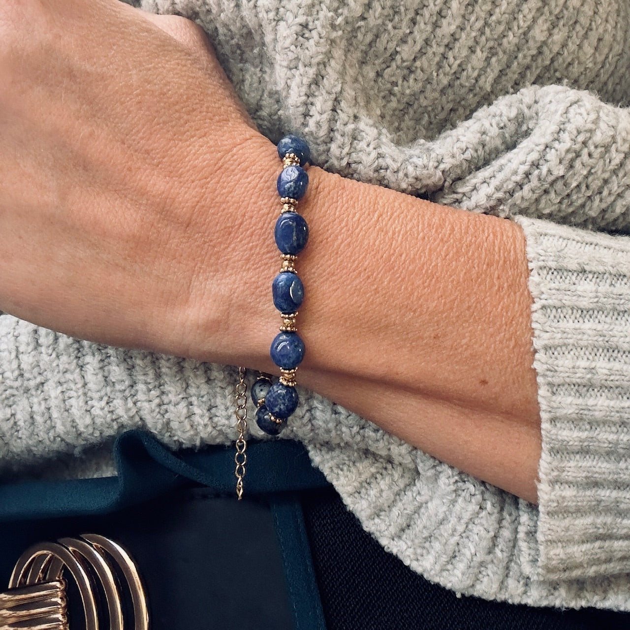 Bracelet Céleste (création)