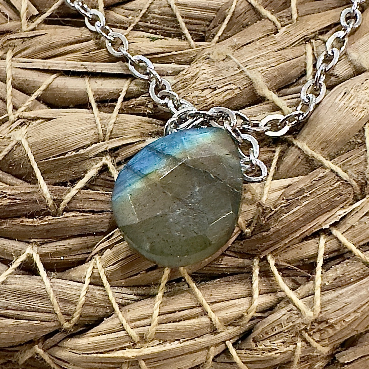 Collier Josette argenté (création)