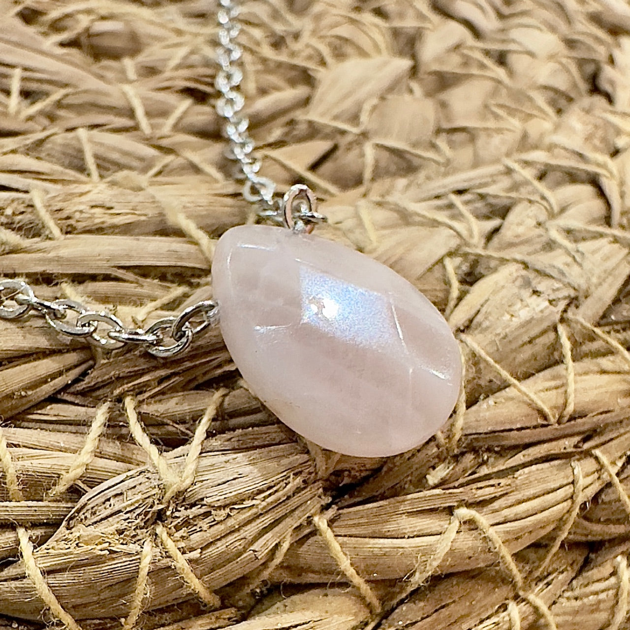 Collier Josette argenté (création)