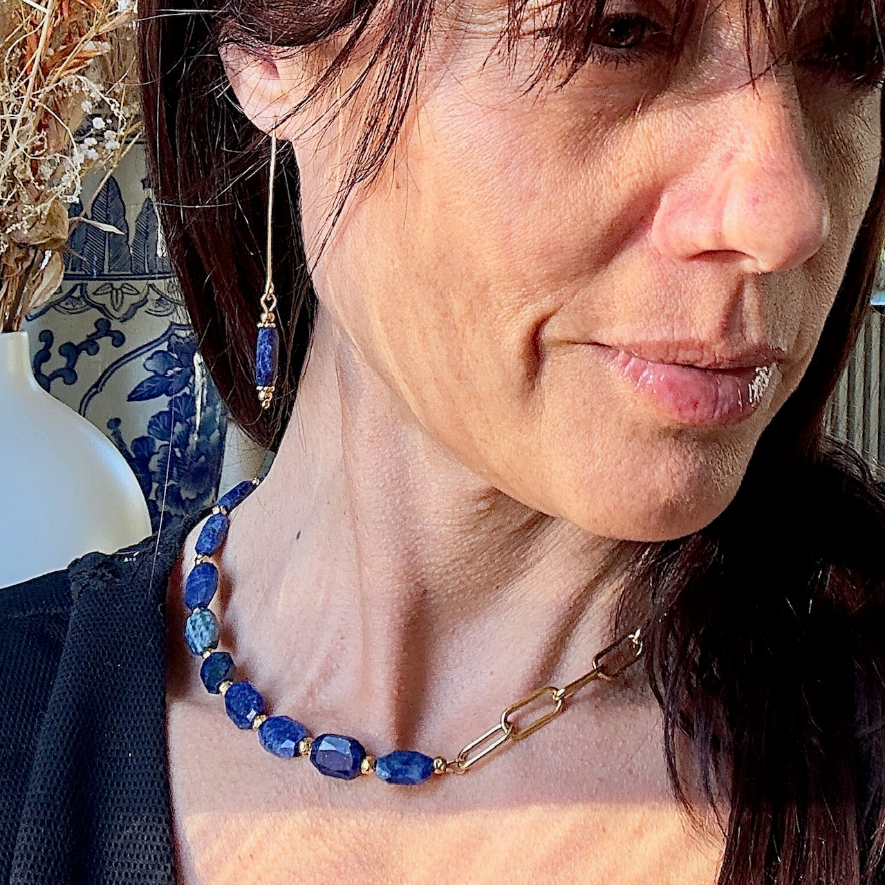 Boucles d'oreilles Mera (création)