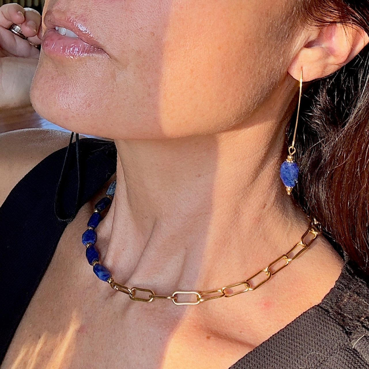 Boucles d'oreilles Mera (création)