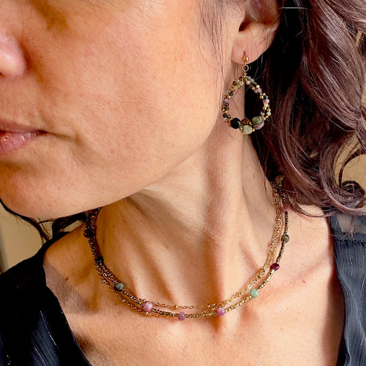 Boucle d'oreille Esra (création)