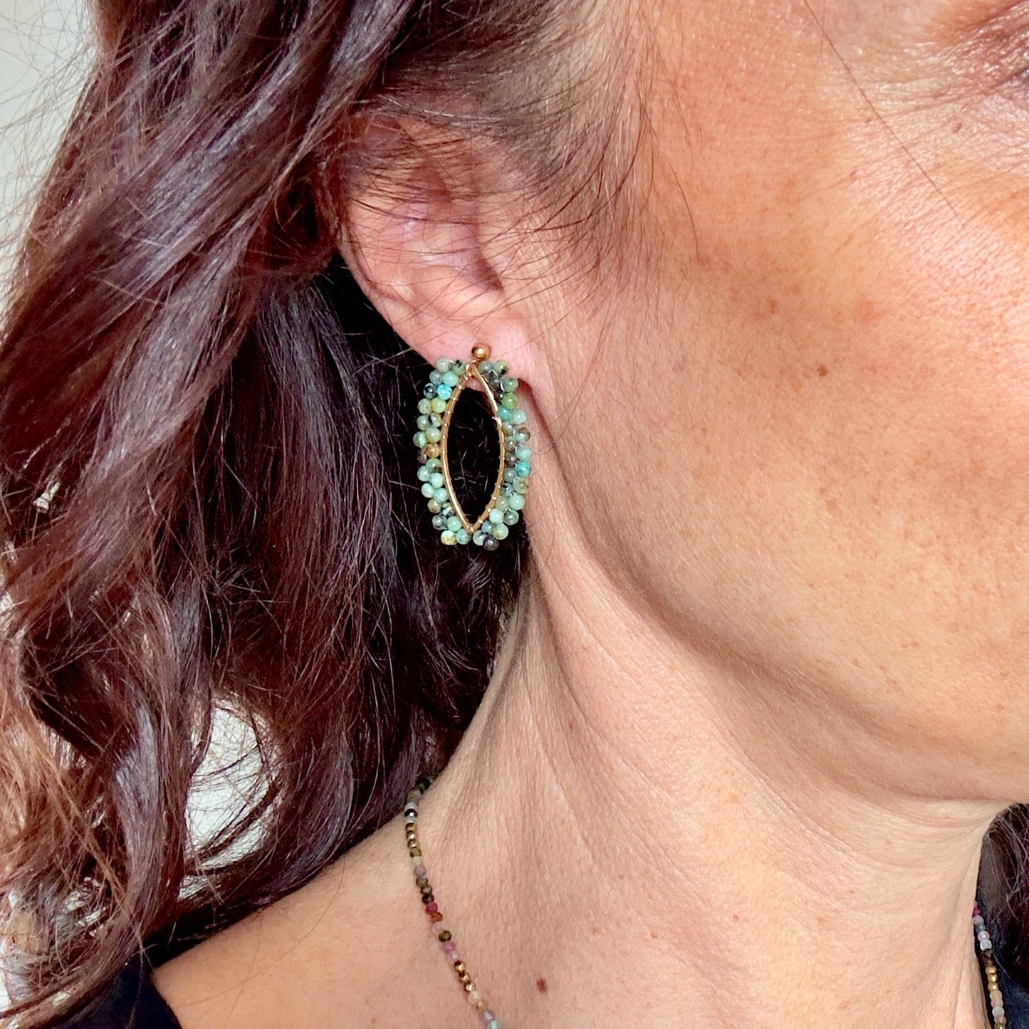 Boucles d'oreilles Naelle (création)