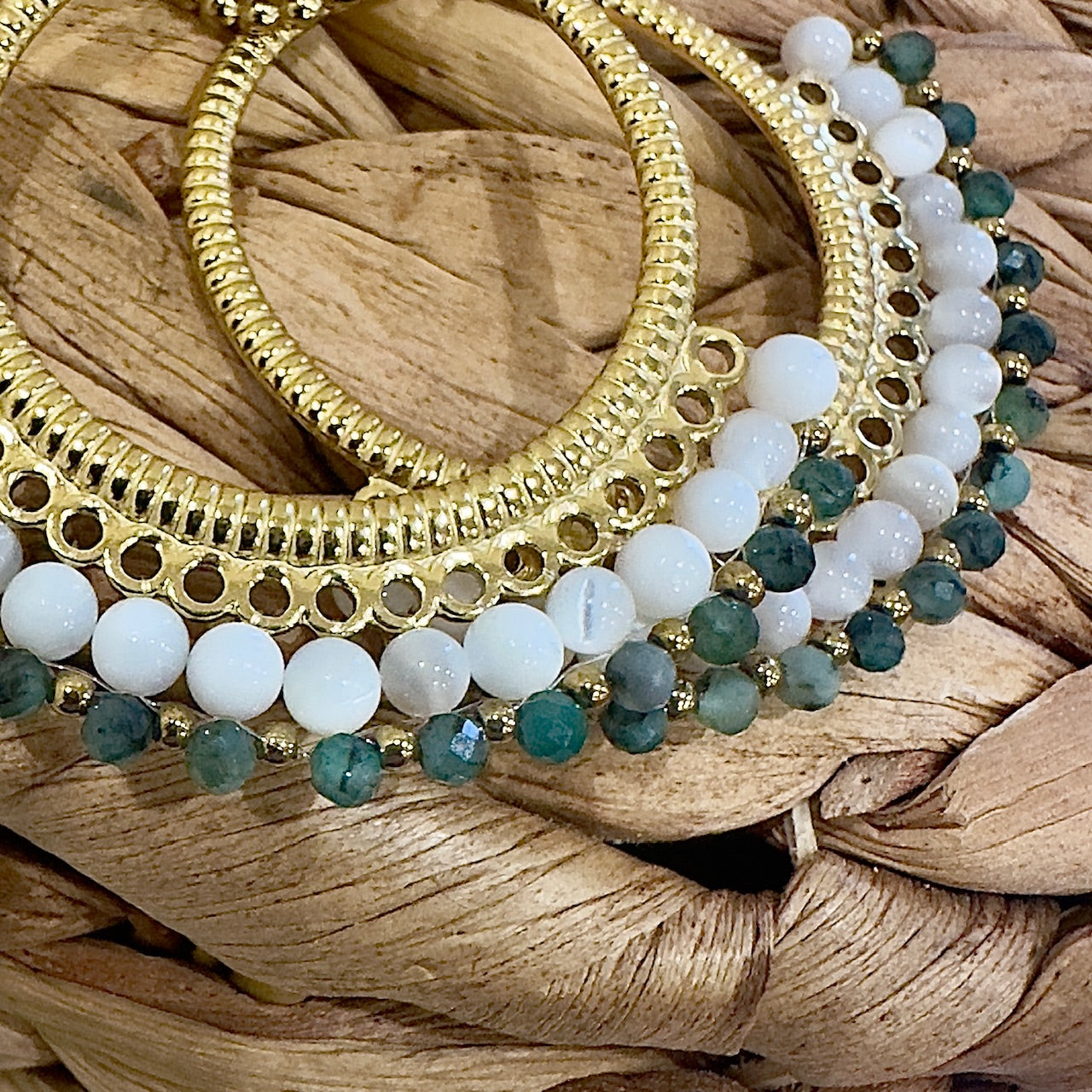 Boucles d'oreilles Najua (création)