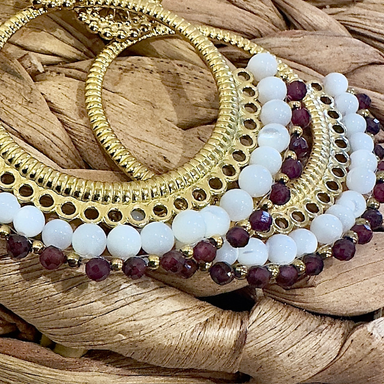 Boucles d'oreilles Najua (création)