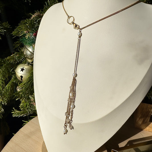 Collier plongeant decoleté et dos Enora