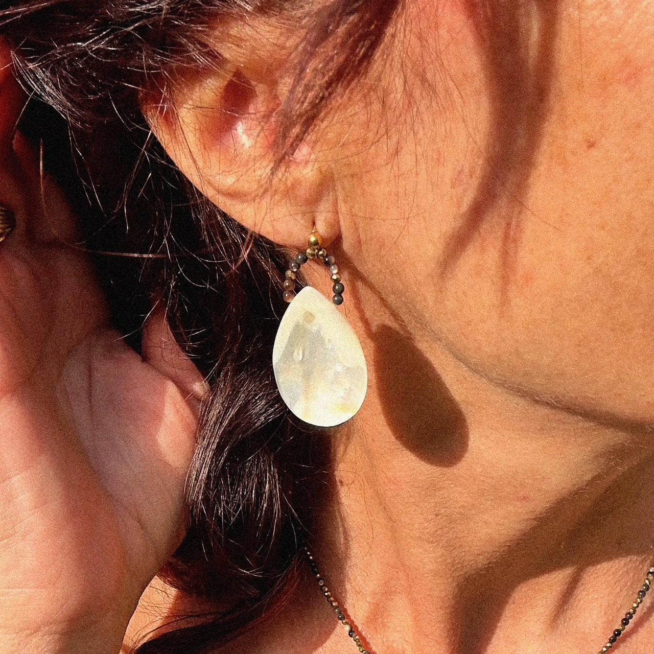 Boucles d'oreilles Naïa (création)