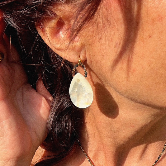 Boucles d'oreilles Naïa (création)