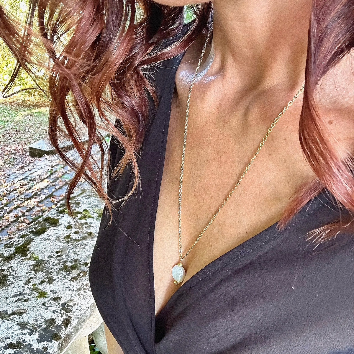 Collier long Ilona (création)
