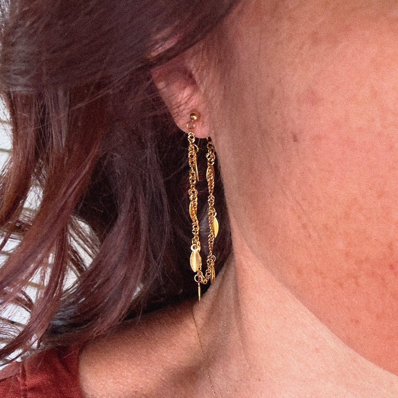 Boucles d'oreilles Lisandre (création)